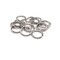 100, 500 or 1,000 Pieces: 8 mm Antique Silver Rhodium Plated Open Jump Rings, 18g